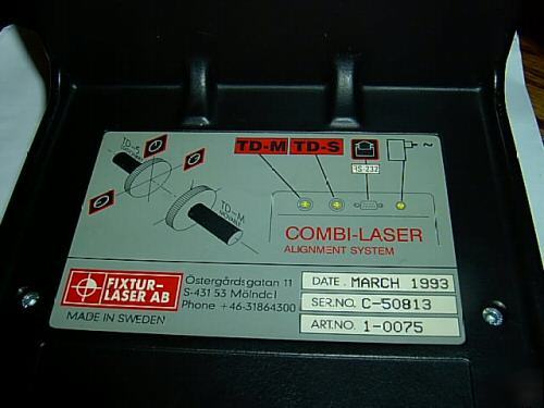 Shaft laser alignment system
