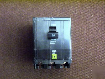 Square d 35A 240V 3POLE type qob breaker