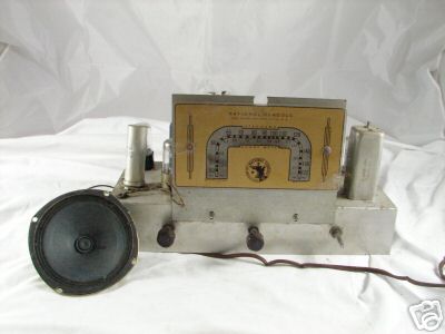 Vintage national schools standard shortwave ham radio