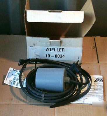 Zoeller 1/2 hp piggyback float switch { }