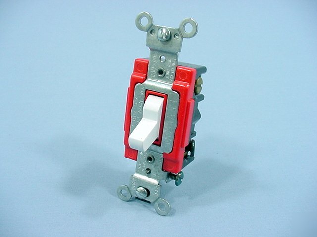 10 leviton 277V lighted industrial switches 1223-7LW