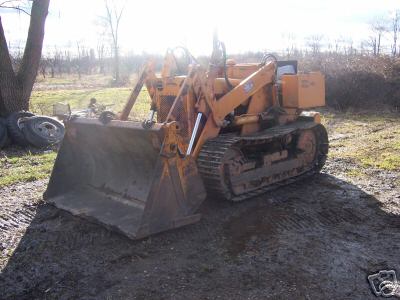 Case 450 crawler track 4 in one bucket - pick -up only
