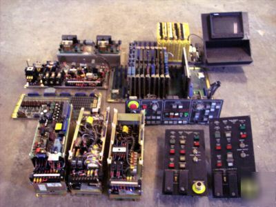 Huge lot of fanuc controls , velocity,screens,input 