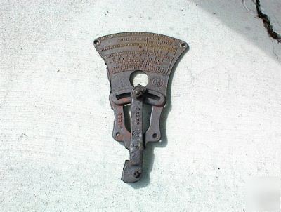 International - ihc grain drill seed counter end plate