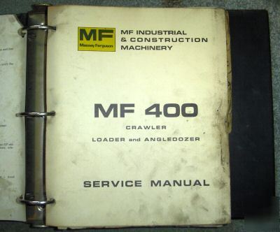 Massey ferguson 400 crawler tractor ldr service manual