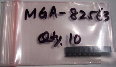 New agilent 0.1-6GHZ 17.3DBM 3V amp mga-82563, , qty.10
