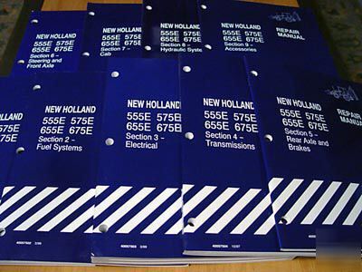 New holland 555E 575E 655E 675E backhoe service manual