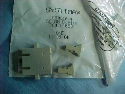 New systimax fiber optic duplex coupling splice (20) 