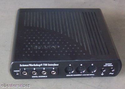 Pasco science workshop 750 interface~ci-7500~signal gen