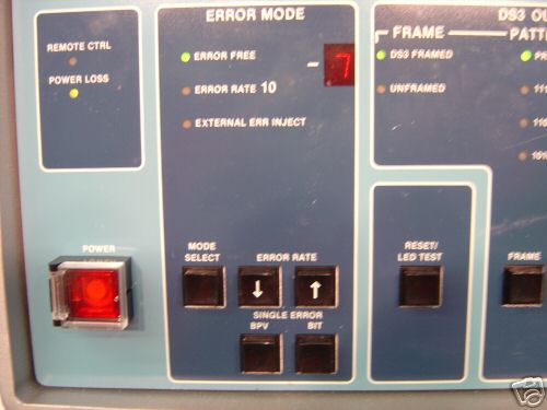  S5200E DS3 digital transmission test set w/manual