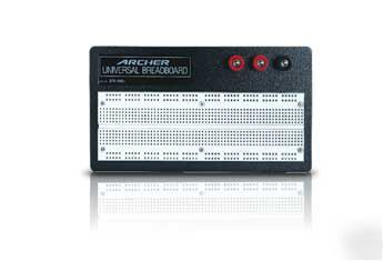 Universal solderless breadboard 2 1/4 x 6 1/2 in 