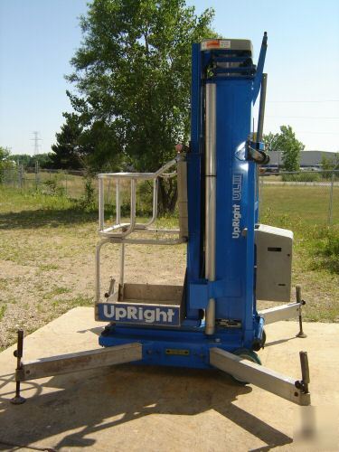 Upright personnel boom man lift scissor manlift aerial 