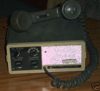 Vintage tube bimini vhf pearce-simpson gladding cb