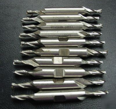 (10) niagara 3/16 hss usa 2 flute end mills machinist