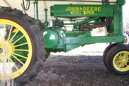 1935 john deere a unstyled tractor... good shape . tx