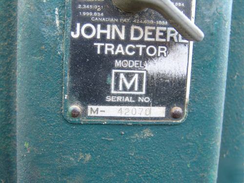 1950 john deere m