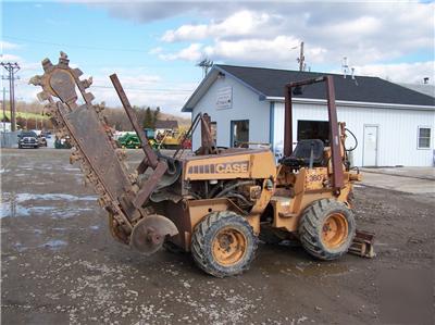 1990 case 360 tractor backhoe trencher blade no 