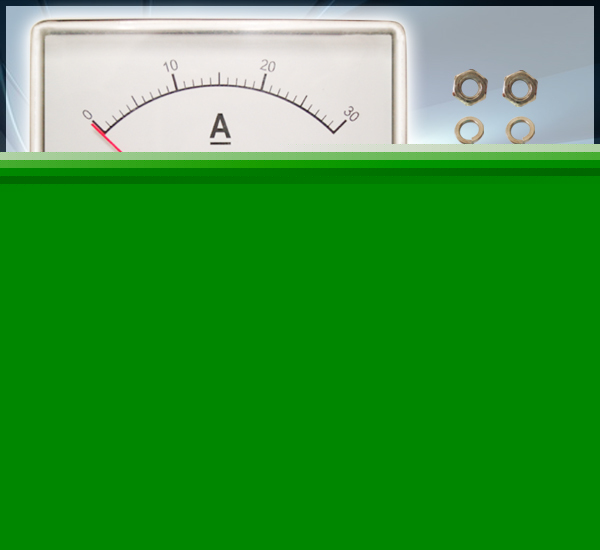 30ADC analog auto battery solar panel current amp meter