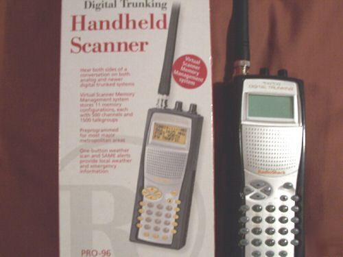 5500 channel digital trunking handheld scanner