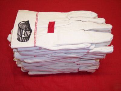 72 pr.oilfield type gloves, ribcord cotton x-lg s.c.