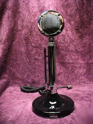 Astatic d-104 amplifd. desk mic