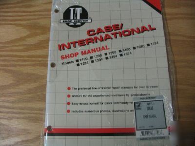 Case 1190 to 1594 tractors i&t service manual