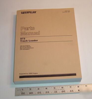 Caterpillar parts book - 973 track loader - 1981