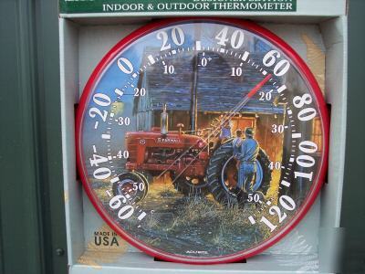 Farmall tractor thermometer christmas gift