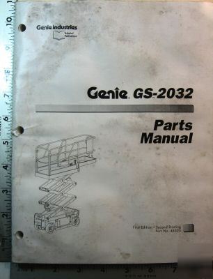 Genie parts manual gs-2032