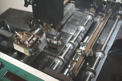 Graphic wizard 6000 numbering perforating scoring mach.