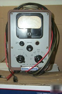 Ham radio: hewlett packard 410B vacuum tube voltmeter 