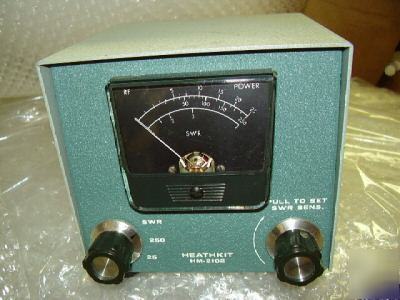 Heathkit hm-2102 vhf watt/swr meter
