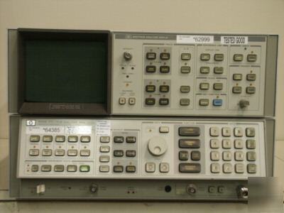 Hp 8568B spectrumanalyzer, 2PIECESYSTEM, 100HZ--1.5GHZ,