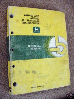 Jd AMT600 & AMT622 material transporter service manual