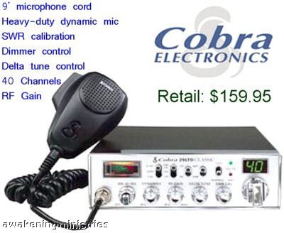 New cobra 29 ltd classic 40 channels cb radio $159.95