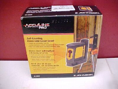 New johnson acculine pro cross line laser level (wjd)