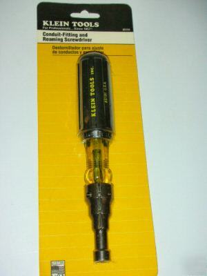 New klein conduit-fitting and reaming screwdriver