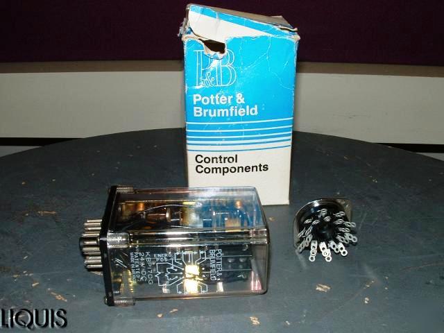 New potter & brumfield KBP17DG relay in box 