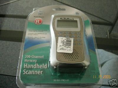 Pro 83 radio shack handheld scanner free shipping
