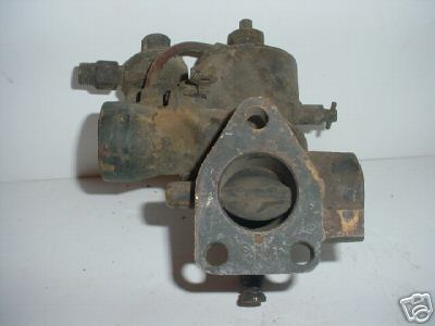 Rare old brass farmall tractor side mount carburetor 