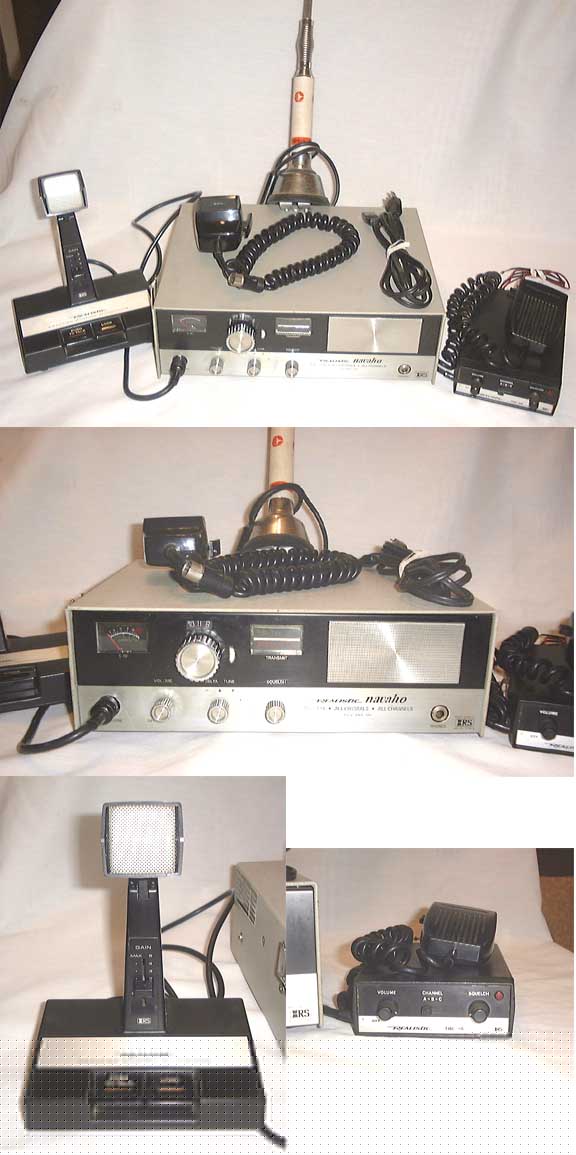 Realistic navaho trc-30A + trc-9A + base mic + extras 