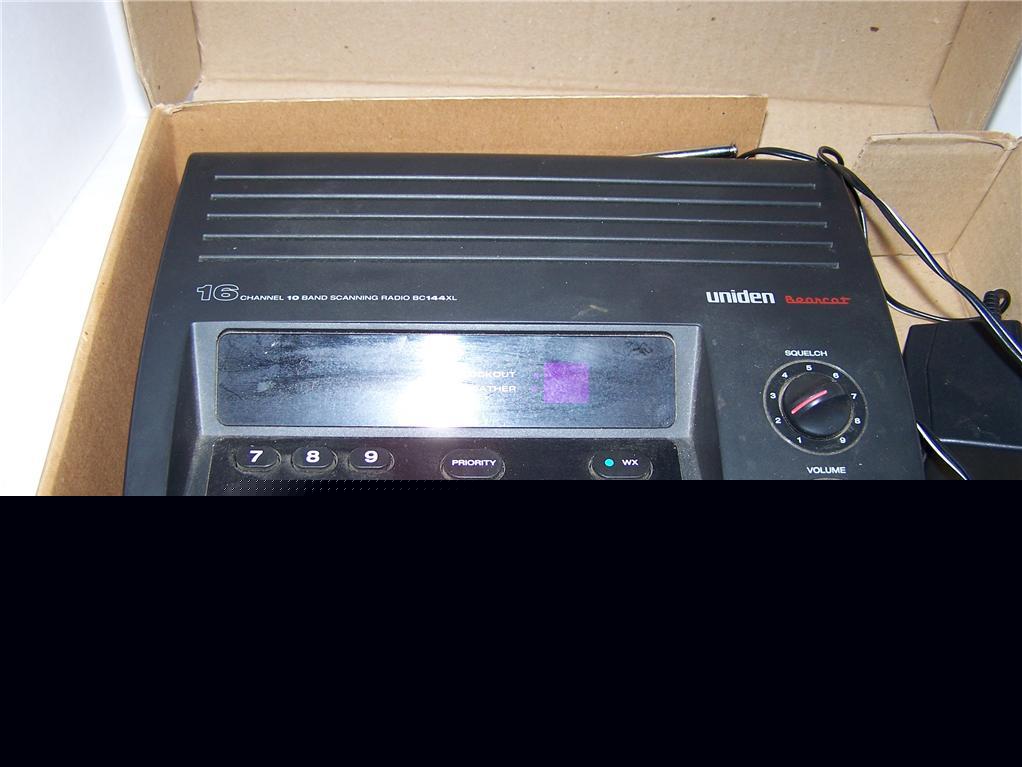 Uniden bearcat police/fire scanner BC144XL 16 channels 