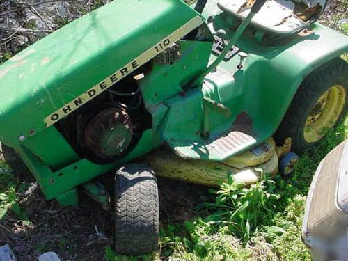 Vintage john deere 110 lawn mowers x 3