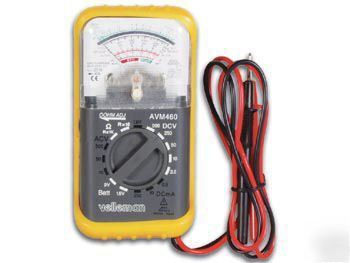 Analog multimeter for antique radio alignment