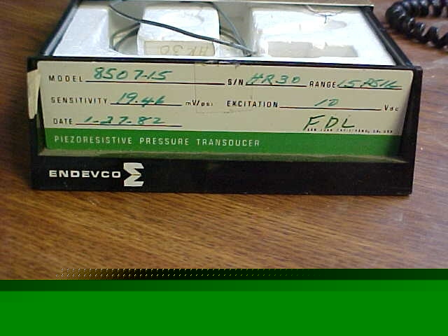 Endevco 8507-15 piezoresistive pressure transducer