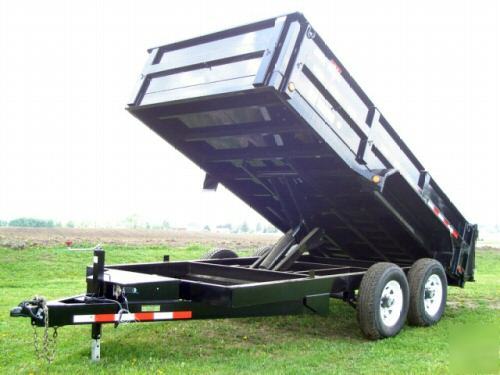 Huge sale 2007 14' pj dump trailer 14000# gvwr