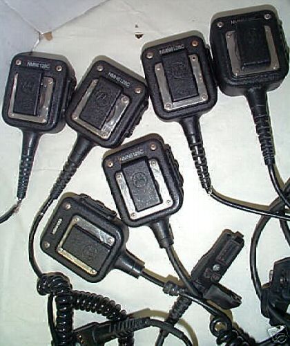 Large lot motorola mic NMN6128C for saber radio (used)