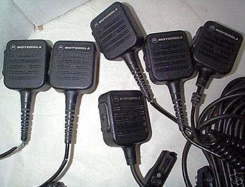 Large lot motorola mic NMN6128C for saber radio (used)