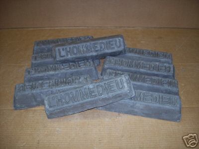 Lot of 10 bars l'hommedieu polishing compound bars