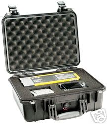 New pelican 1450 black case w/pick n pluck foam